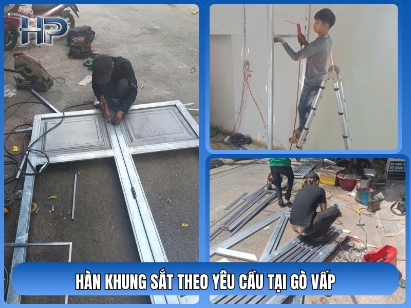 hàn khung sắt theo yêu cầu tại gò vấp