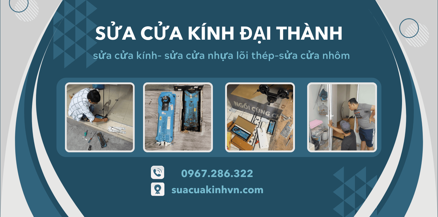sửa cửa kính đại thành